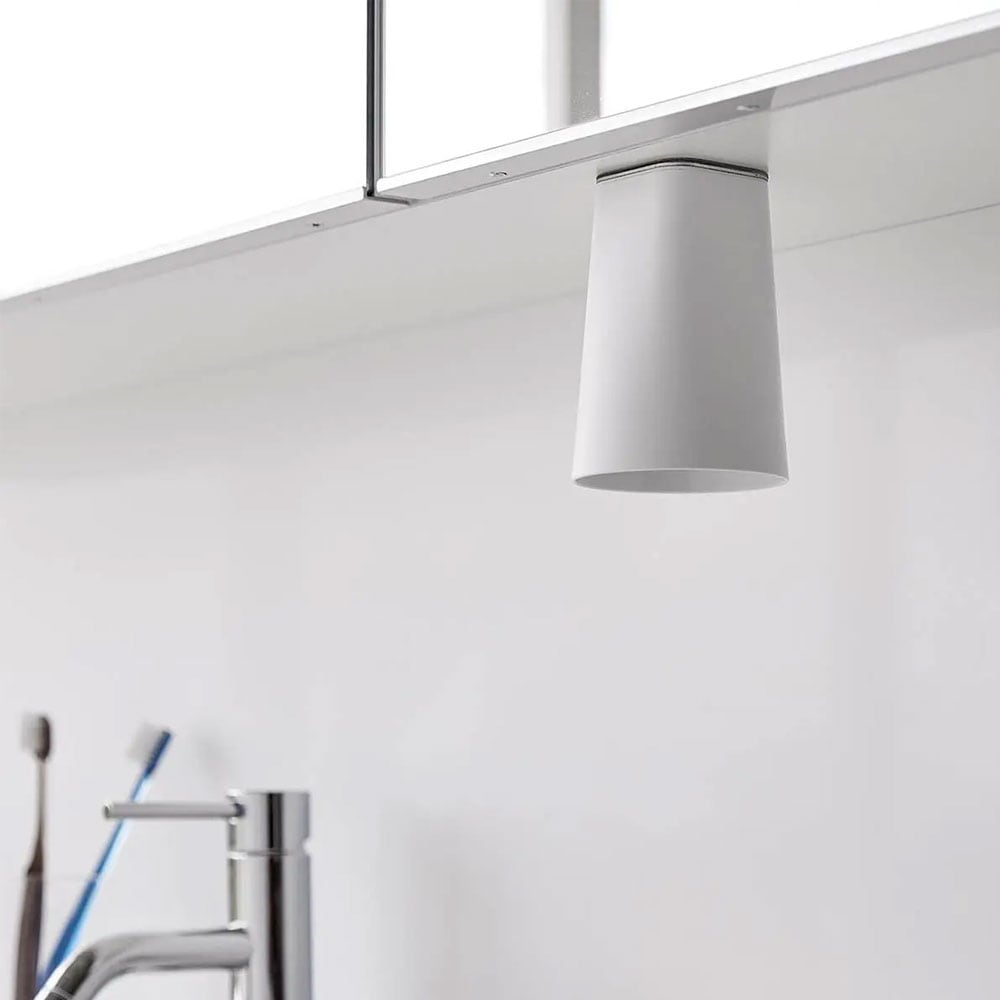 フィルムシートで洗面戸棚下などに簡単設置