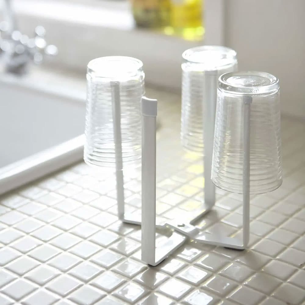 グラスの水切りなどにも便利です