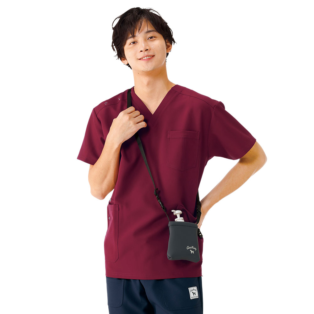 グレートバディ ヘリンボーンストレッチスクラブ(Unisex)