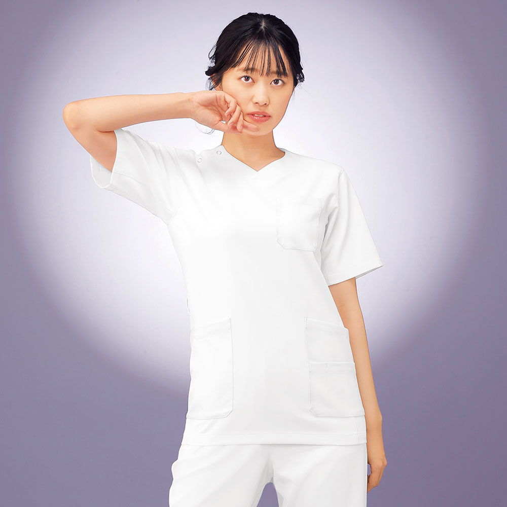 もっと透けにくい スクラブジャケット(男女兼用)