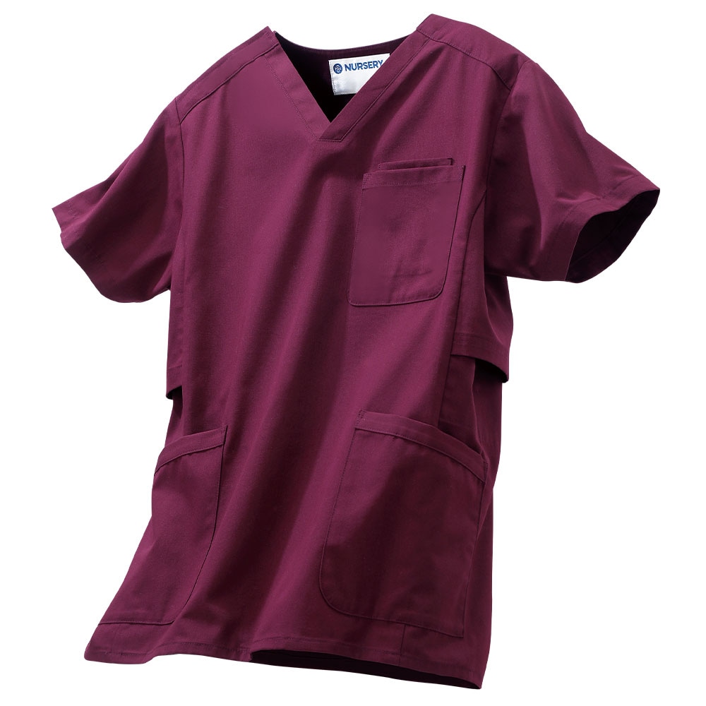 涼脇下ポケット付ベンチレーションスクラブ(男女兼用)