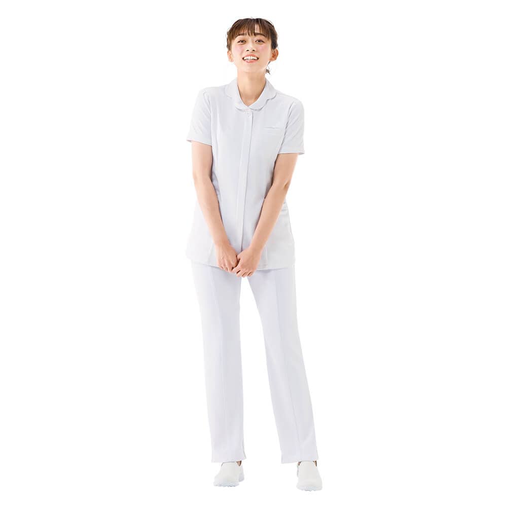 白衣や看護師・ナース用品の通販-ナースリー公式オンラインショップ / ハイウエスト美脚ストレートパンツ