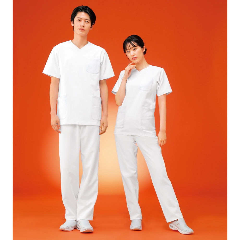 もっと透けにくい スクラブパンツ(男女兼用)