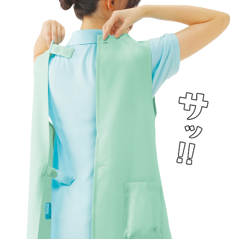 NEWチュニック型エプロン (さらりタッチ)－ナースリー公式通販（看護師