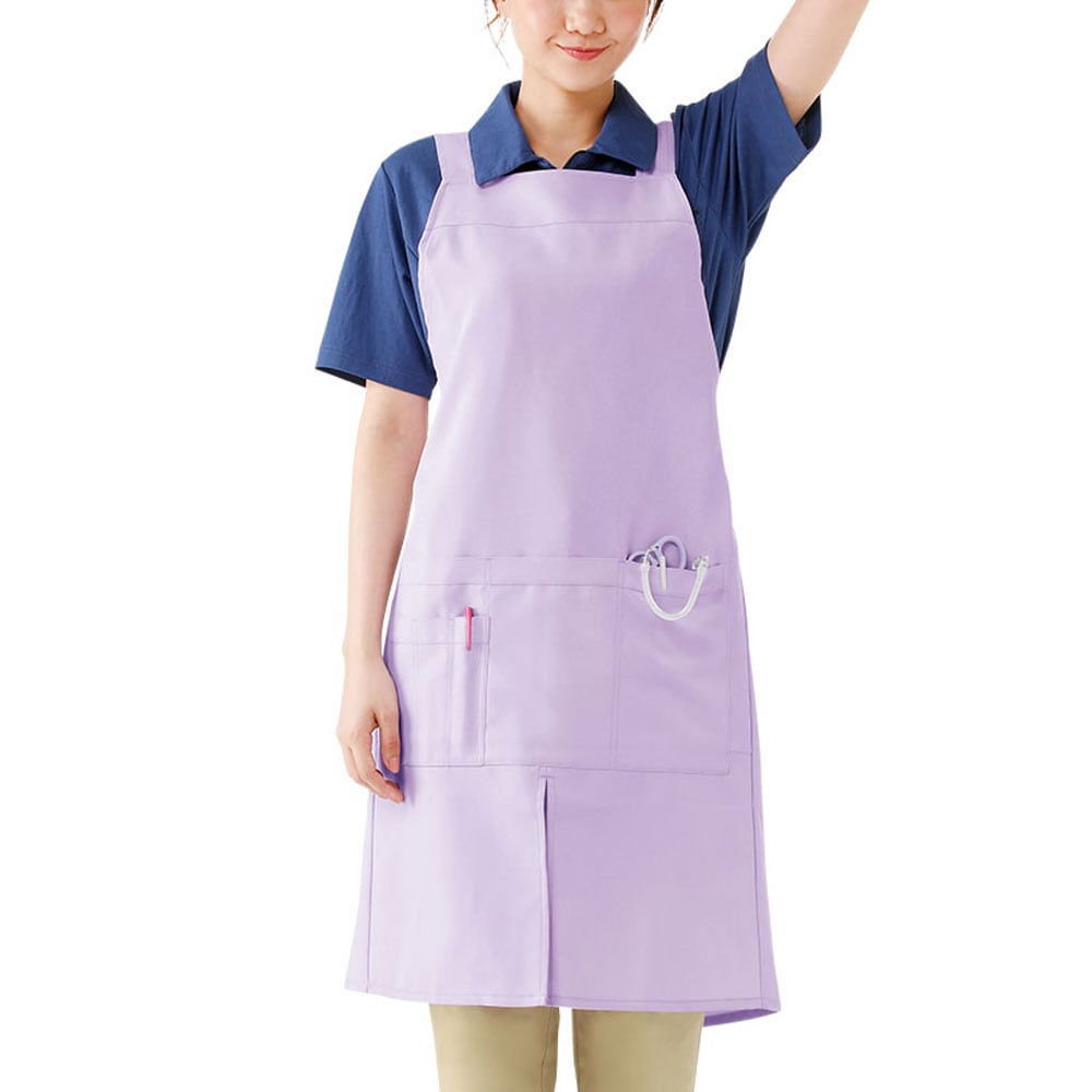 白衣や看護師・ナース用品の通販-ナースリー公式オンラインショップ / NEWロング丈エプロン(さらりタッチ)