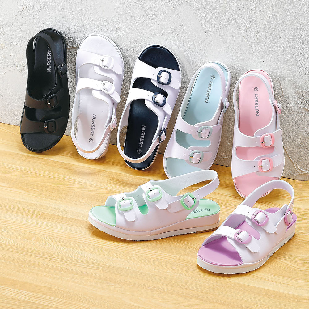 衝撃吸収ワイドナースサンダルNEW
