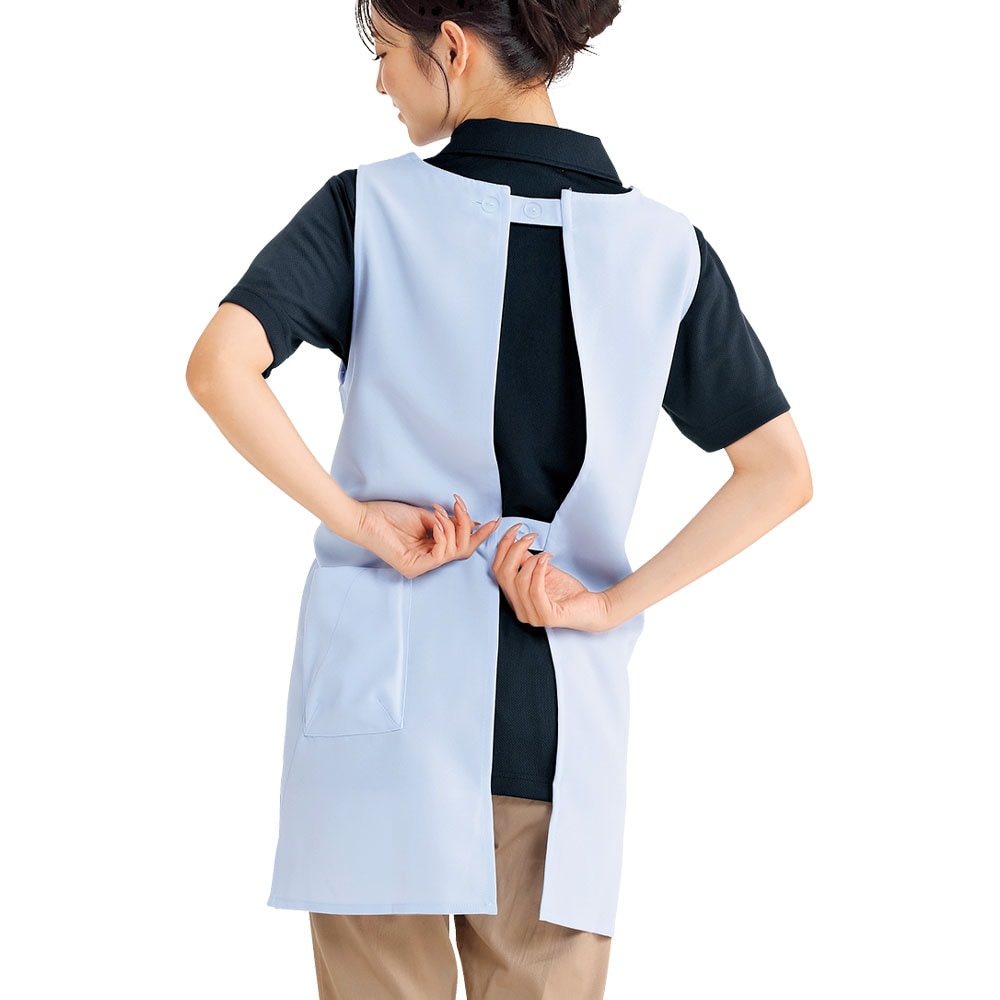 逆開きでボタンが留めやすい