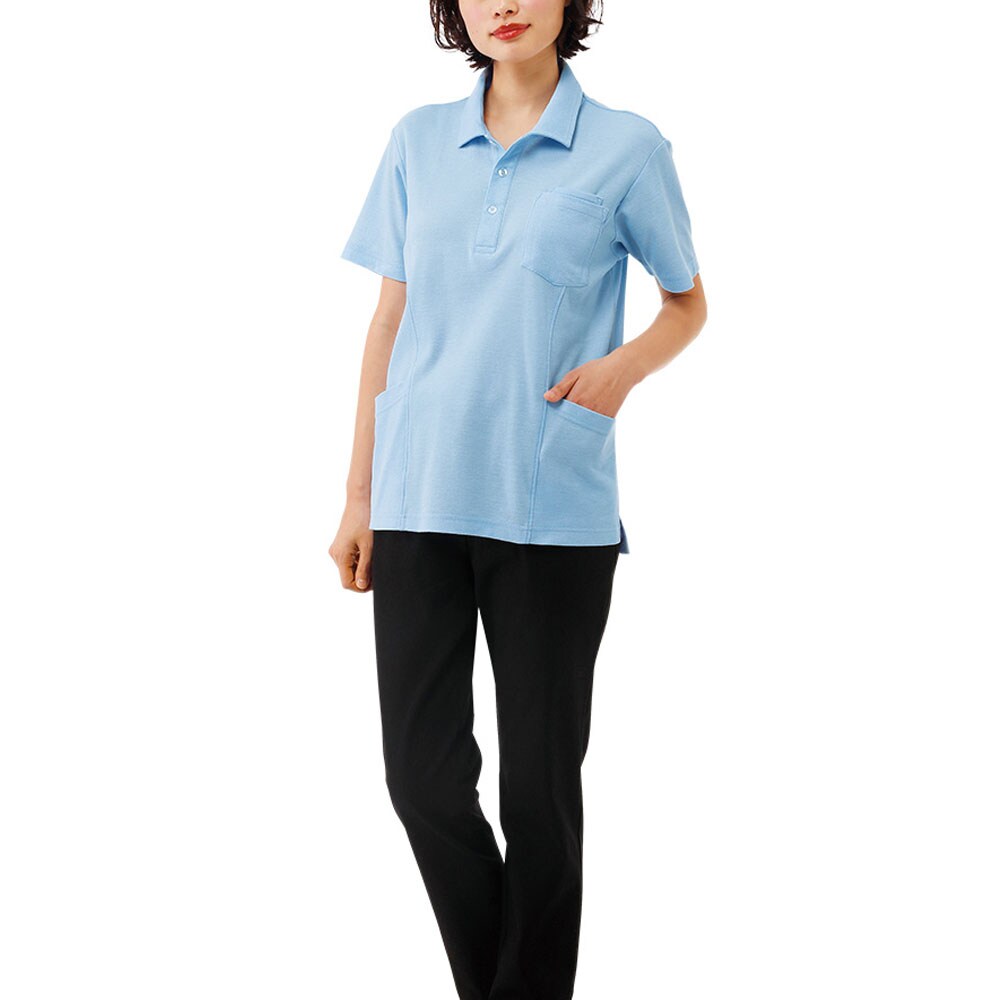 綿混サイドポケットポロシャツ(unisex)