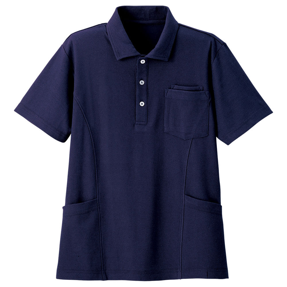 綿混サイドポケットポロシャツ(unisex)