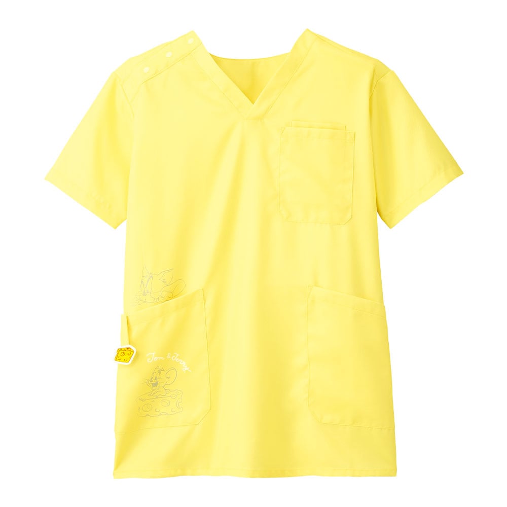 トムとジェリー チャーム付きスクラブ(Unisex)