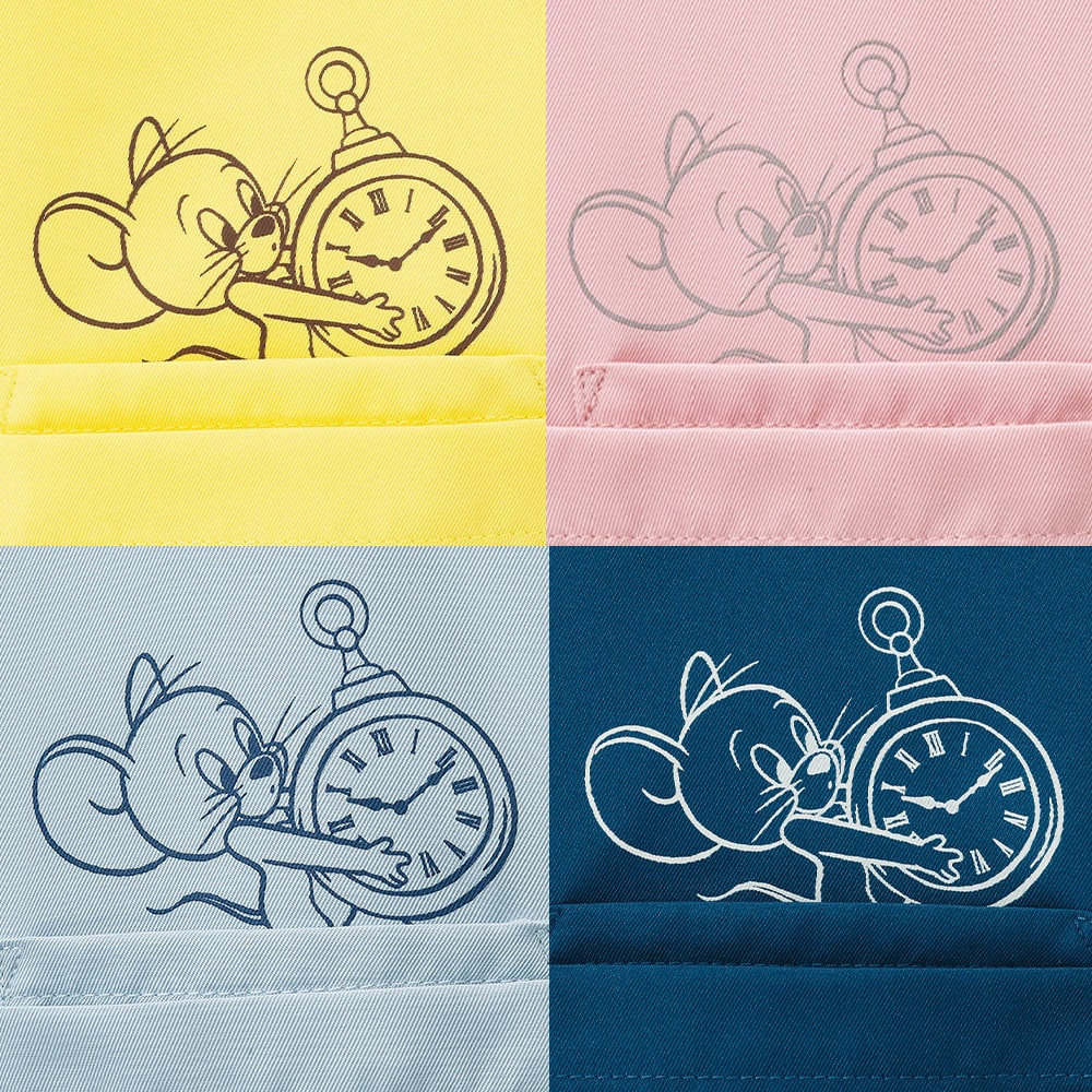 ポケットにはジェリーのイラスト入り