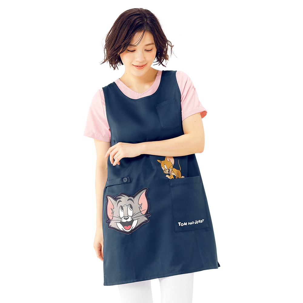 トムとジェリー ダイカットエプロン(Unisex)