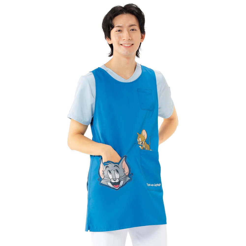 トムとジェリー ダイカットエプロン(Unisex)